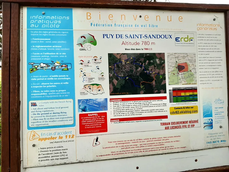 Information site Saint-Sandoux