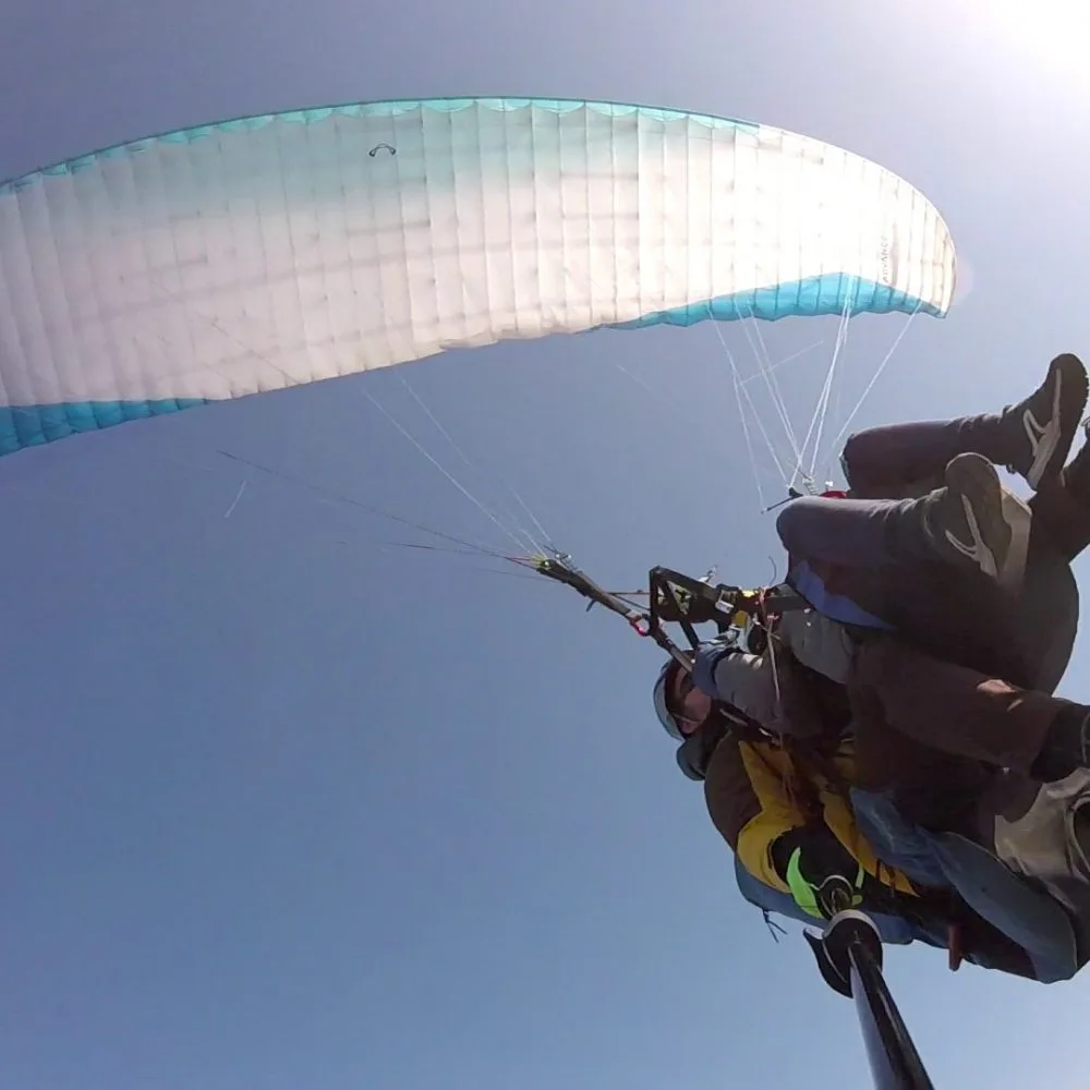 cross parapente puy de dome en vol