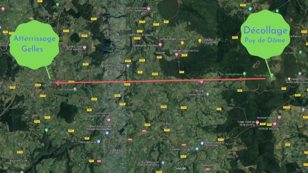 cross parapente puy de dome