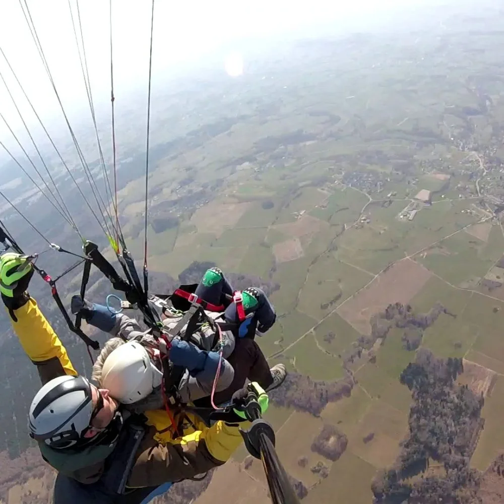 recherche de thermique parapente